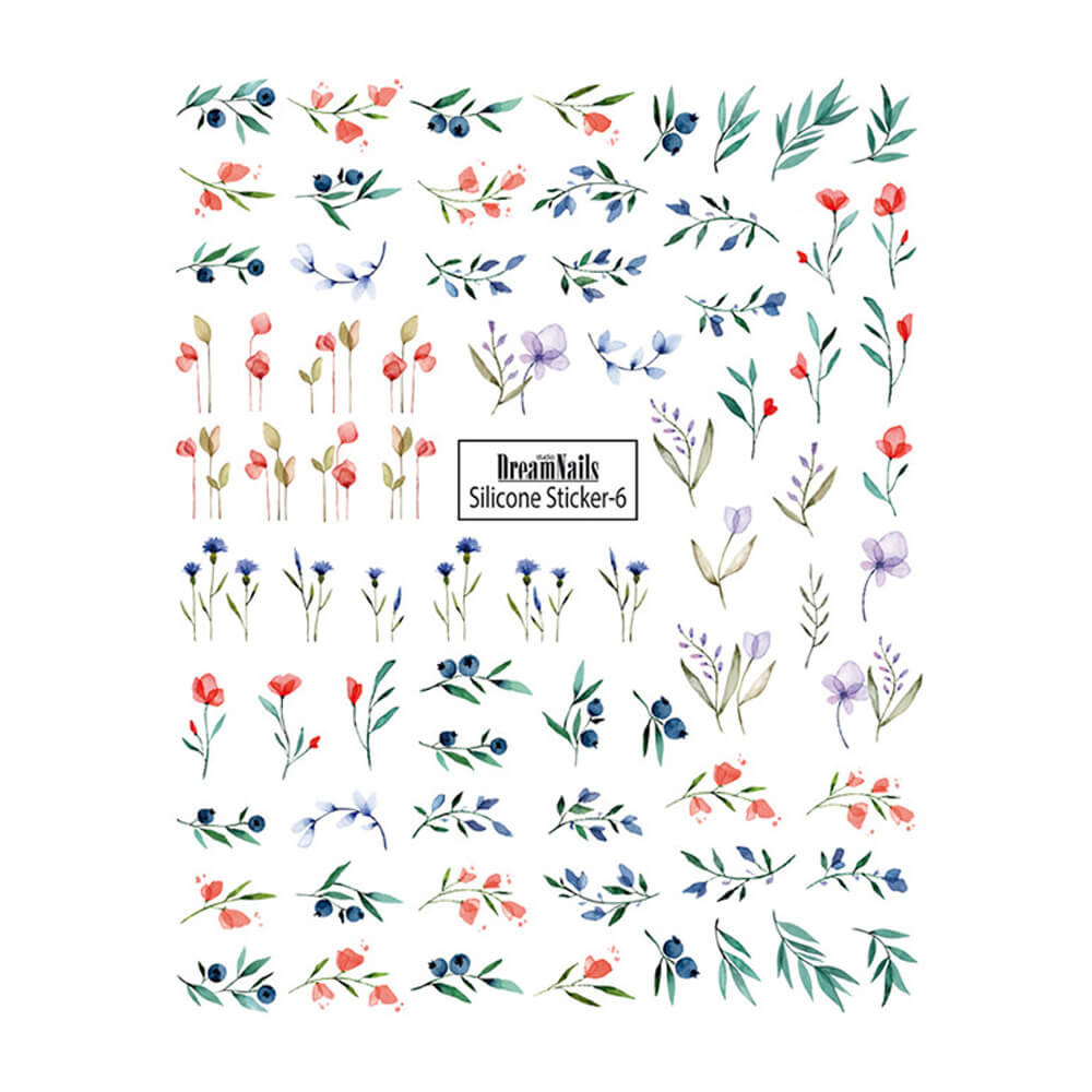 Наклейки для ногтей Silicone Sticker 6