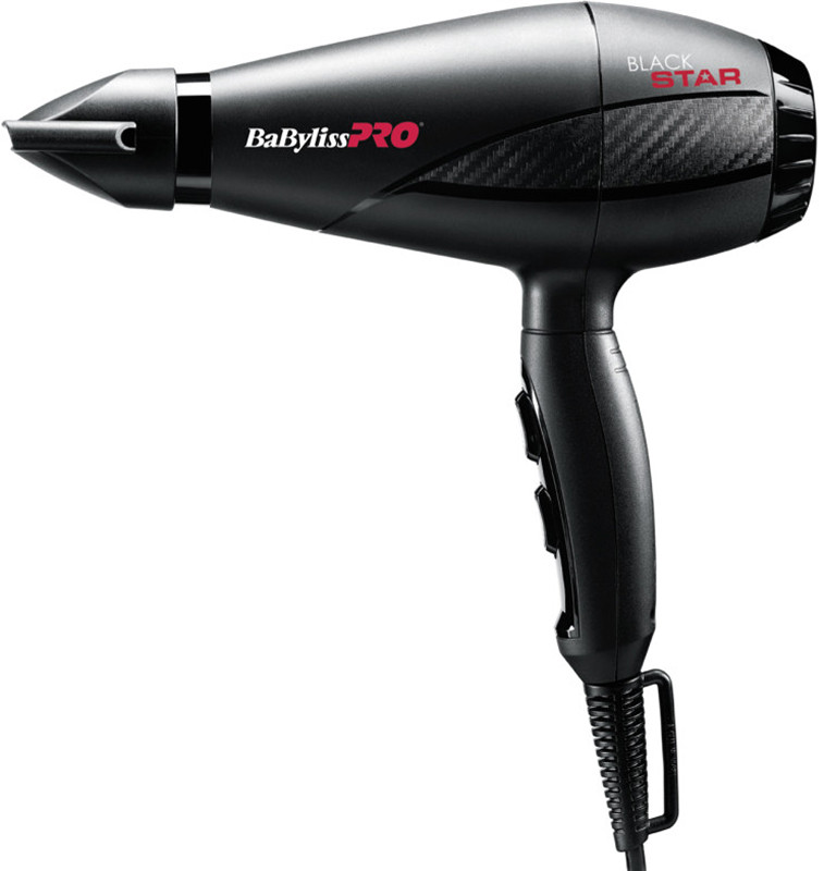Фен для волос BaByLiss BLACK STAR 2000W черный 6200E