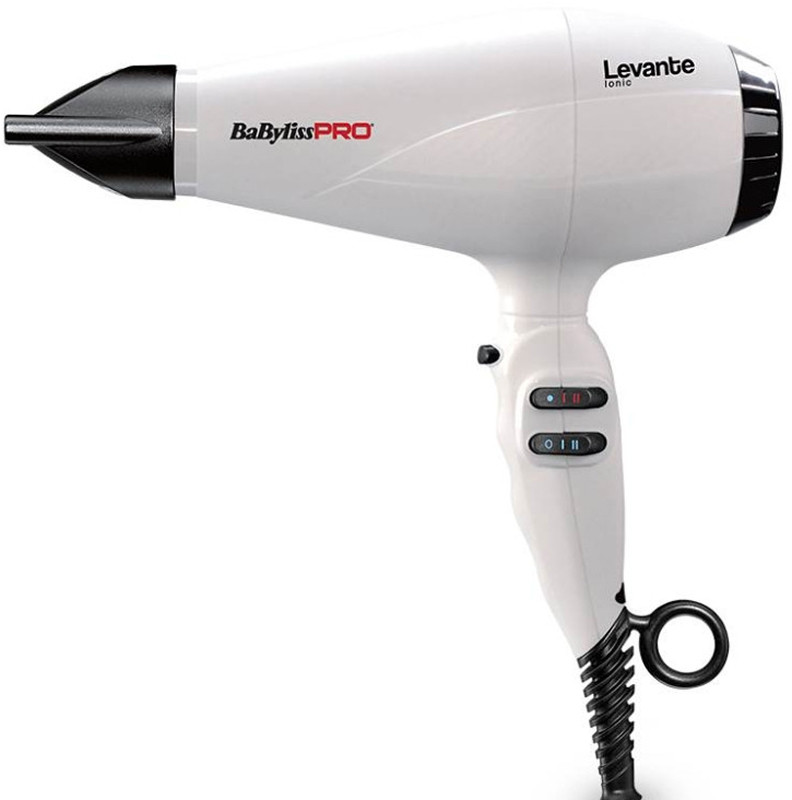Фен для волосся BaByLiss LEVANTE Ionic 2100W білий 6950WIE