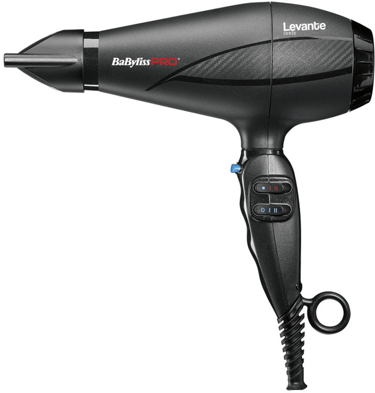Фен для волос BaByLiss LEVANTE Ionic 2100W черный 6950IE