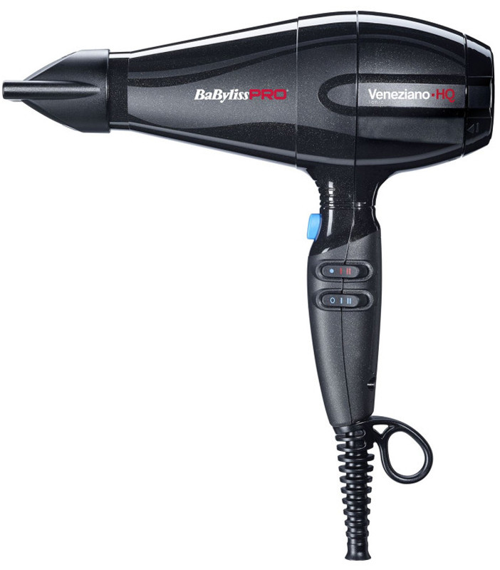 Фен для волосся Babyliss VENEZIANO-HQ IONIC 2200W чорний 6960IE