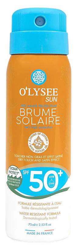 Спрей ароматизований сонцезахисний SPF50+ Very High protection Sun Mist O'LYSEE, 75 мл