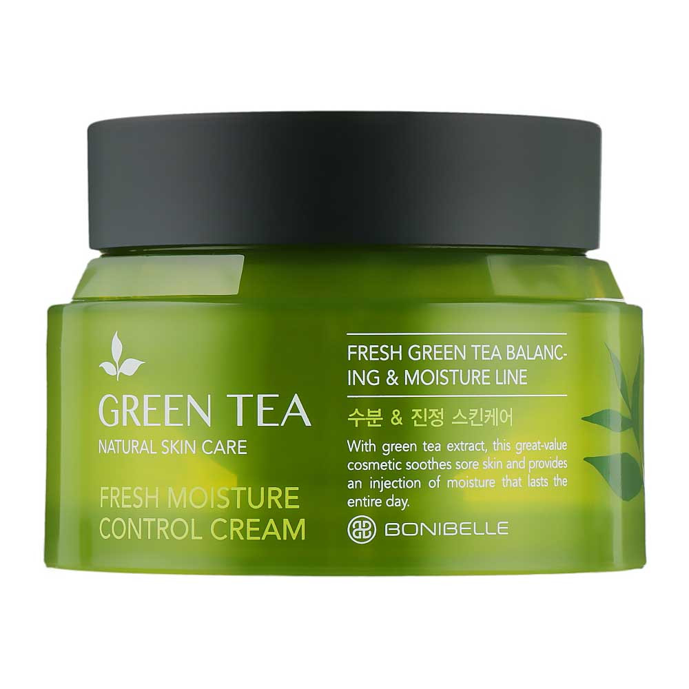 Крем для обличчя Green Tea Fresh Moisture Control Enough Bonibelle, 80 мл 