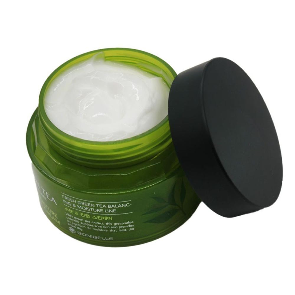 Крем для обличчя Green Tea Fresh Moisture Control Enough Bonibelle, 80 мл  Фото 4 
