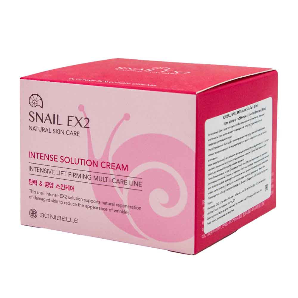 Крем для лица Snail EX2 Intense Solution Cream Enough Bonibelle, 80 мл  Фото 2 