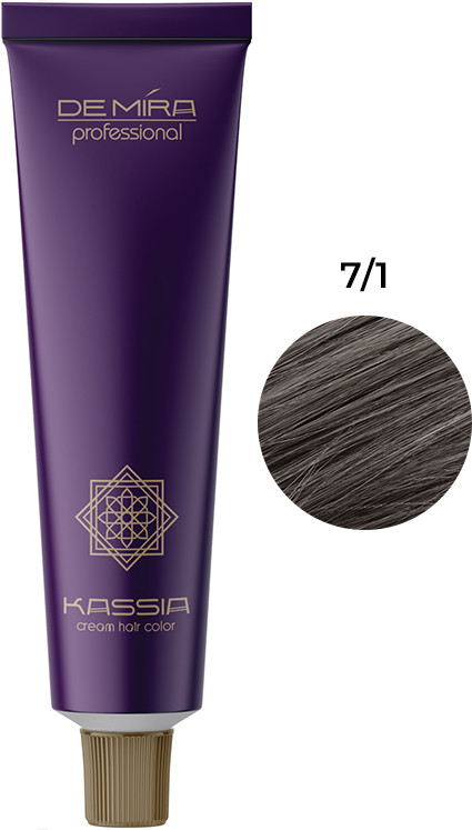 Фарба для волосся 7/1 DEMIRA Professional KASSIA 90 мл 