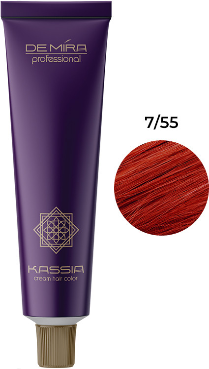 Краска для волос 7/55 DEMIRA Professional KASSIA 90 мл 