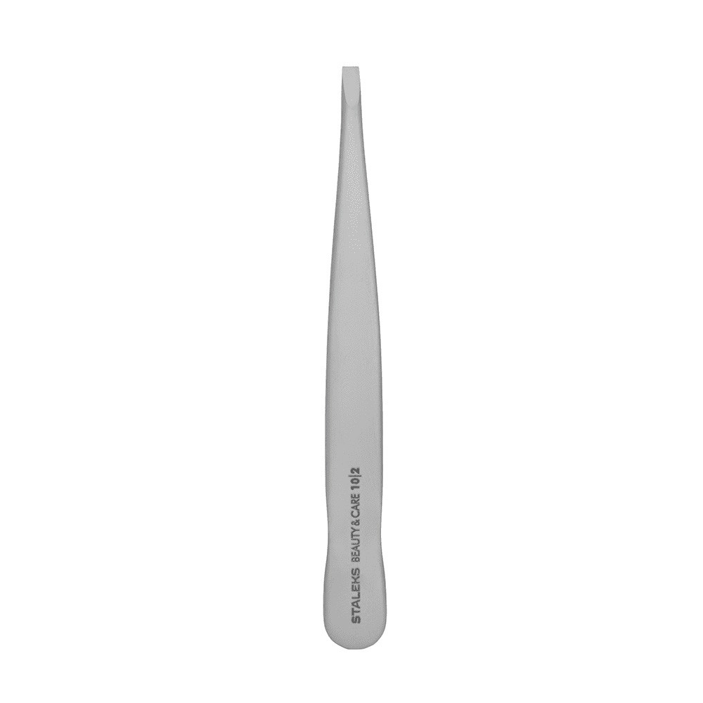 Пинцет для бровей BEAUTY & CARE 10 TYPE 2 (узкие прямые кромки) (П-08) СТАЛЕКС* 