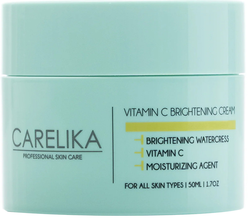 Крем освітлюючий для обличчя з вітаміном C CARELIKA, 50 мл на beauty-prof.com Крем освітлюючий для обличчя з вітаміном C CARELIKA, 50 мл
