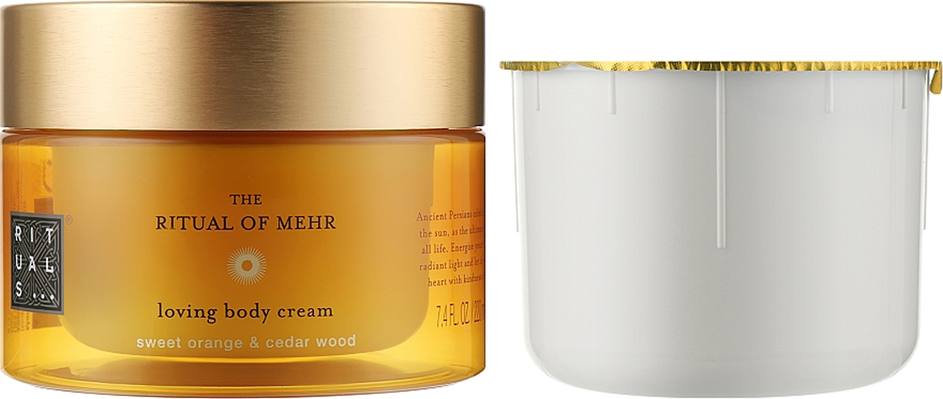 Набір крем для тіла+рефіл THE RITUAL OF MEHR RITUALS, 2х220 на beauty-prof.com Фото 2 Набір крем для тіла+рефіл THE RITUAL OF MEHR RITUALS, 2х220 Фото 2