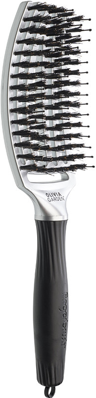 Щітка FingerBrush Care Iconic Boar&Nylon Trinity Silver Olivia Garden на beauty-prof.com Фото 2 Щітка FingerBrush Care Iconic Boar&Nylon Trinity Silver Olivia Garden Фото 2