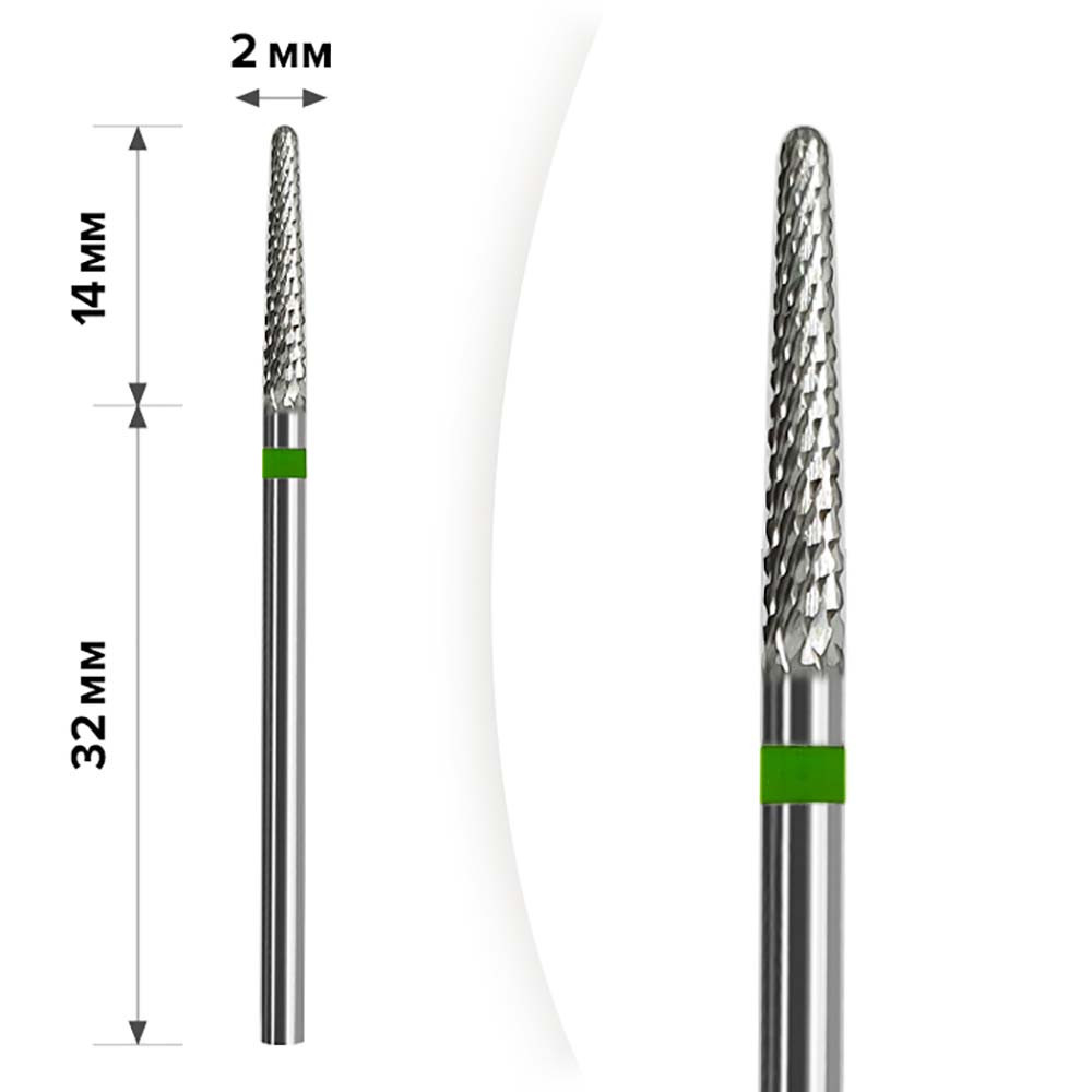 Фреза ТВС конус Green Mart, 2,3х8