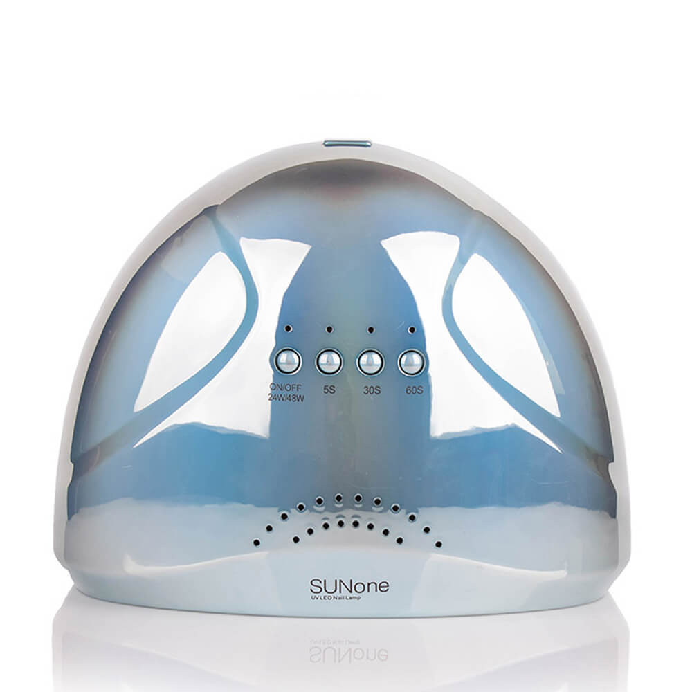 LED/UV Лампа SUN-1 STANDART (без дисплея) зеркально-голубая 48 Вт  Фото 2 