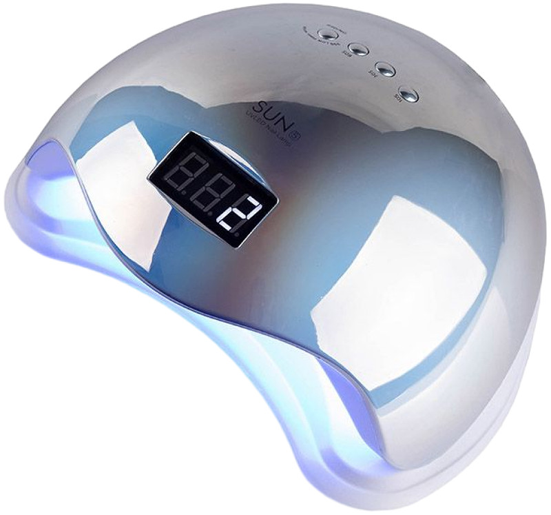 Лампа LED/UV SUN-5 гибридная (с дисплеем) зеркальная, 48 Вт