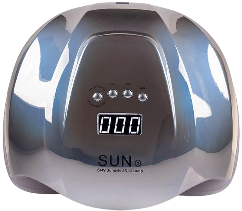 LED/UV Лампа SUN X гібридна (з дисплеєм) дзеркальна 54 Вт