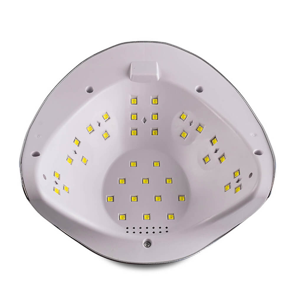 LED/UV Лампа SUN X гибридная (с дисплеем) зеркально-голубая 54 Вт  Фото 4 