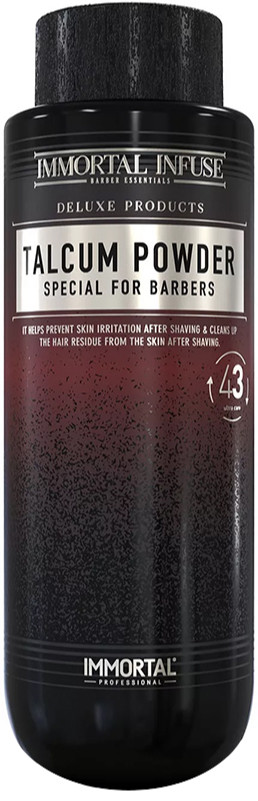 Тальк-пудра для барберов Infuse Talcum Powder Immortal, 180 г