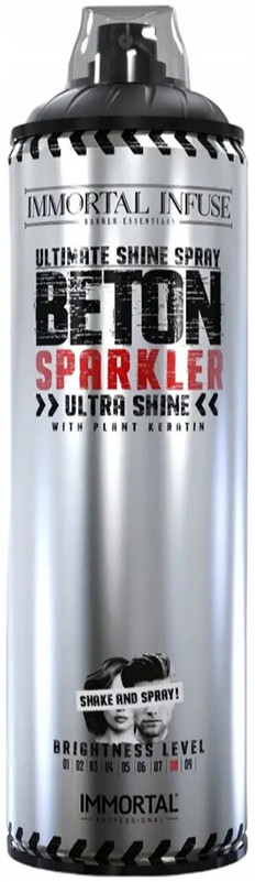 Лак-спрей глянцевый для фиксации волос Infuse Deluxe ULTIMATE SHINE SPRAY Immortal, 500 мл