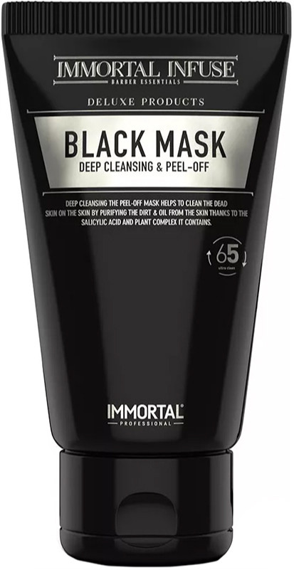 Черная маска для чистки лица Peel-Off Black Mask Immortal, 150 мл