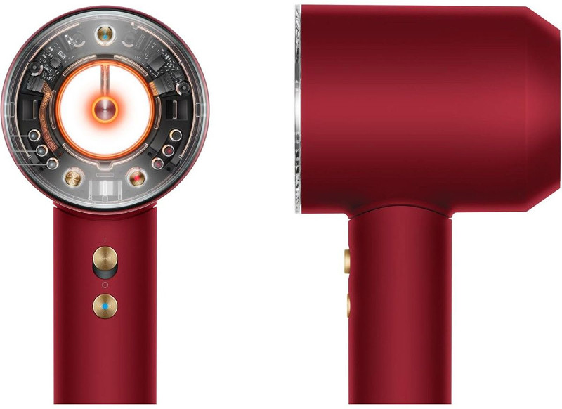 Фен для волос Dyson Supersonic Red Velvet/Gold HD16 Nural  Фото 3 