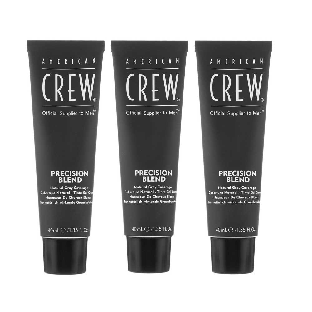 Система маскировки седины Precision Blend уровень 4–5 Medium Natural American Crew, 40 мл Фото 2