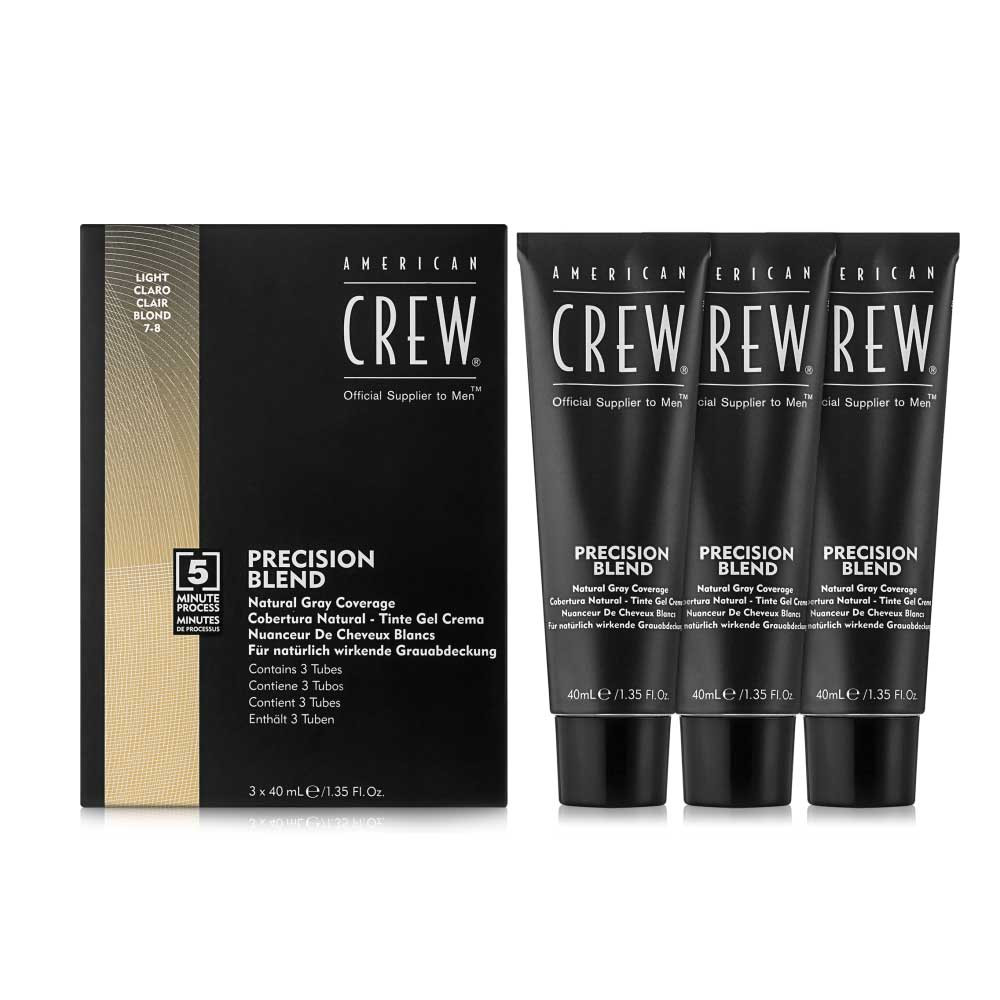 Система маскування сивини Precision Blend уровень 7–8 Light American Crew, 40 мл