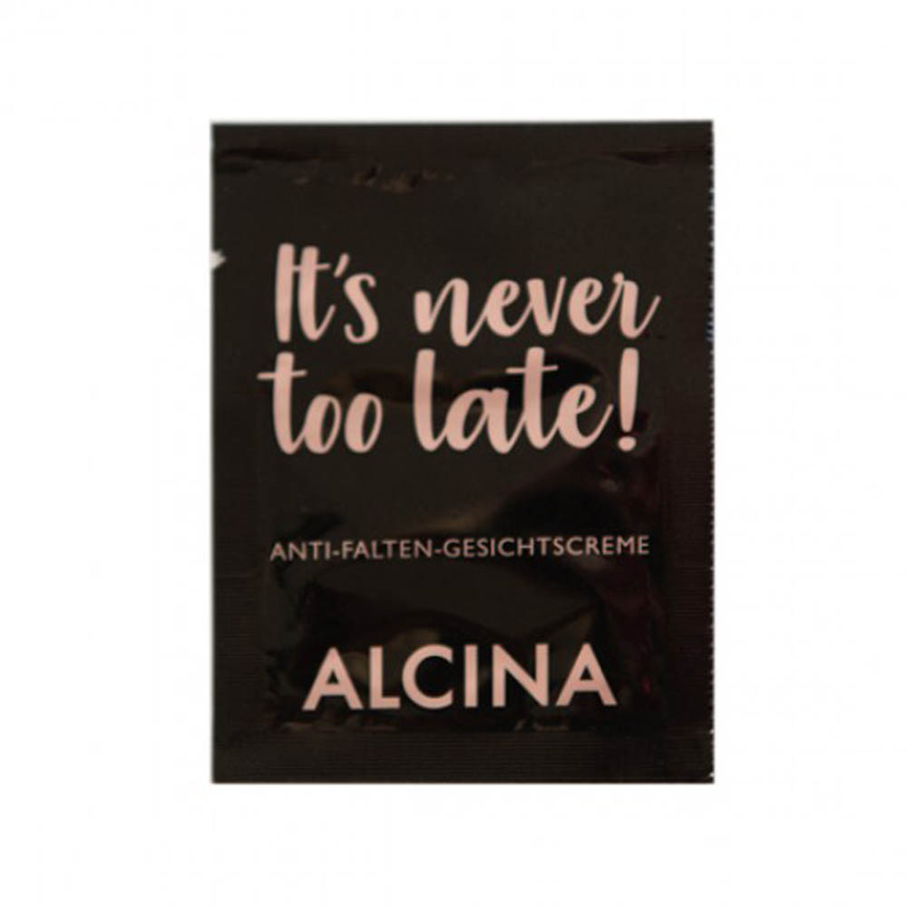 Крем для обличчя від зморшок Its never too late Face Cream Alcina, 2 мл