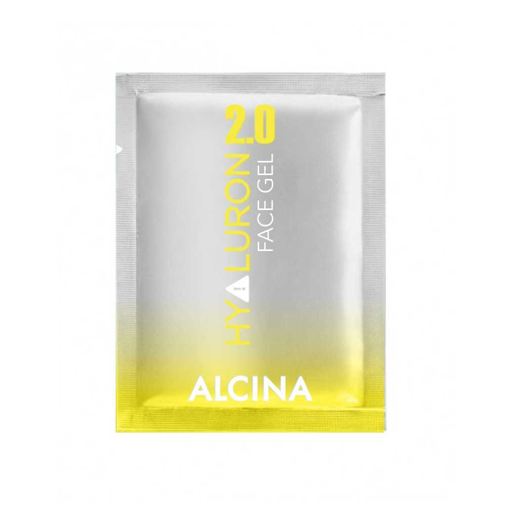 Гель гіалурон для обличчя зволожуючий пружний Hyaluron 2.0 GEL Alcina, саші 2 мл