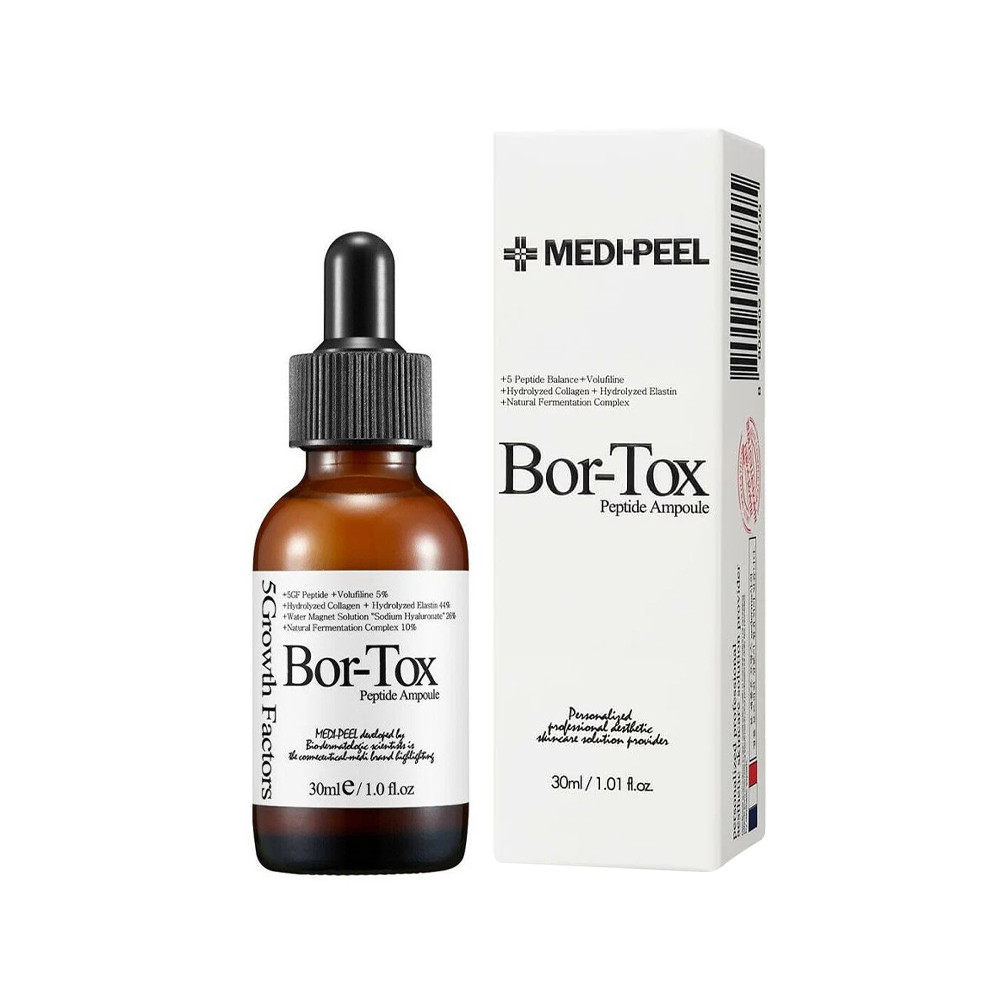 Сироватка для обличчя з ефектом ботокса Bor-Tox Peptide Ampoule Medi-Peel, 30 мл на beauty-prof.com Сироватка для обличчя з ефектом ботокса Bor-Tox Peptide Ampoule Medi-Peel, 30 мл