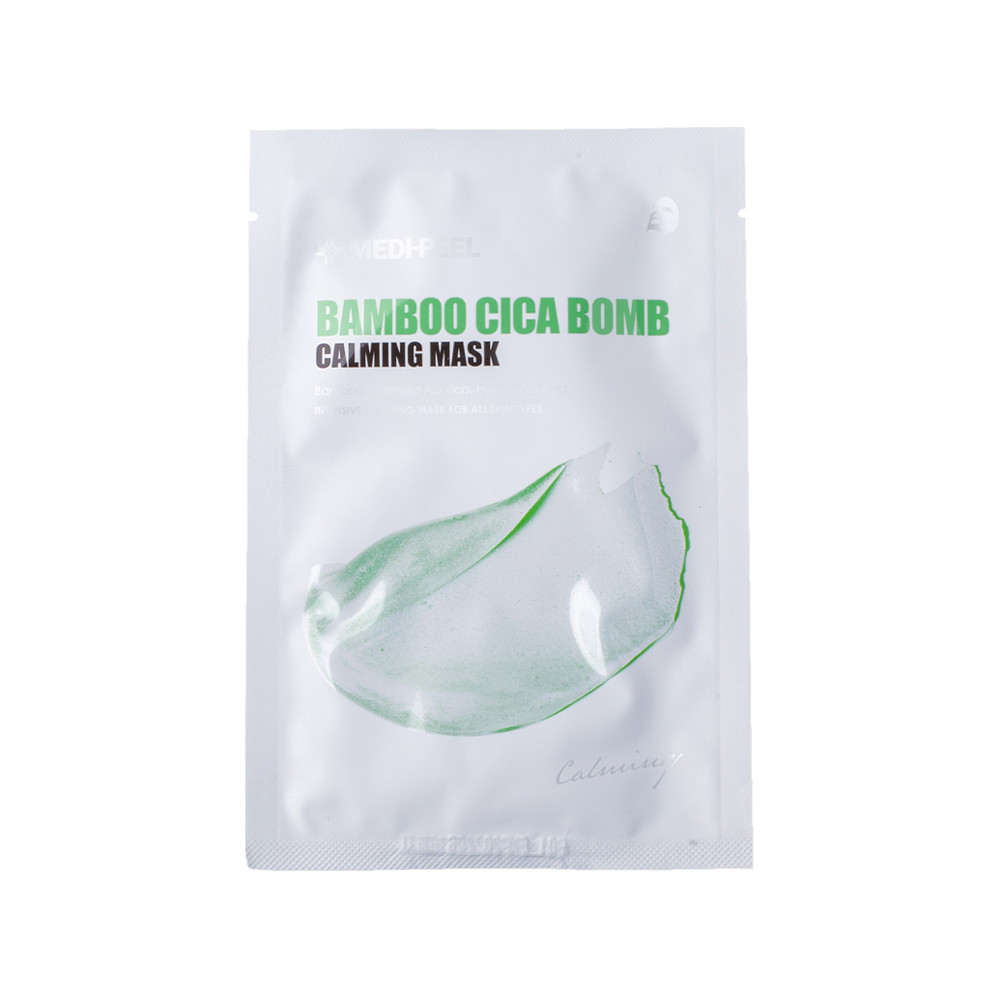 Заспокійлива тканинна маска для проблемної шкіри Bamboo Cica Bomb Calming Mask Medi-Peel, 25 мл