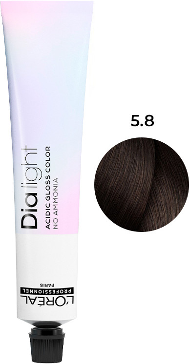 Гель-крем краска DIA Light 5.8 L’Oreal Professionnel Paris, 50 мл