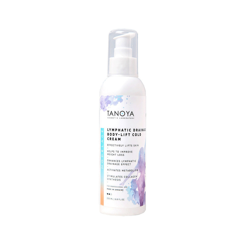 Лимфодренажный крем с охлаждающим эффектом Tanoya, 200 мл