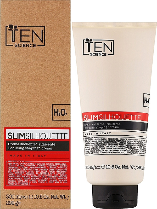 Крем для коррекции фигуры Стройный силуэт Slim Silhouette Shaping Cream Ten Science, 300 мл  Фото 2 