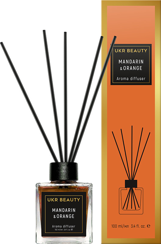 Аромадиффузор UKR BEAUTY Mandarin & Orange, 100 мл