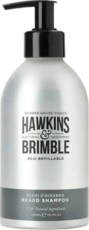 Шампунь для бороды Beard Shampoo Eco-Refillable Hawkins & Brimble, 300 мл