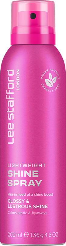 Спрей для сяйва волосся Lightweight Shine Lee Stafford, 200 мл