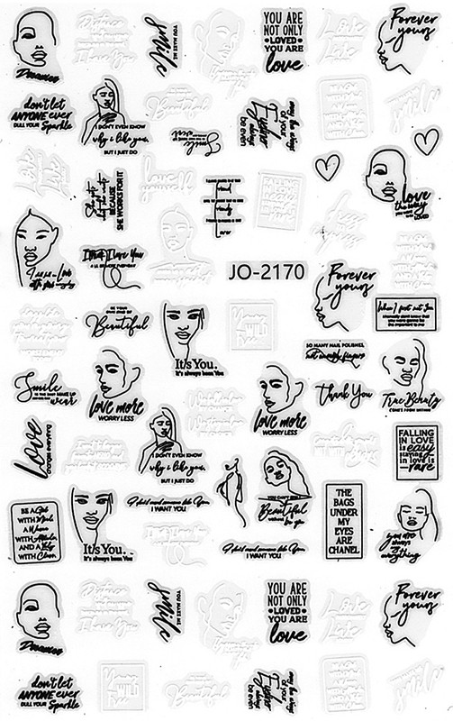 Наклейка для ногтей JO2170