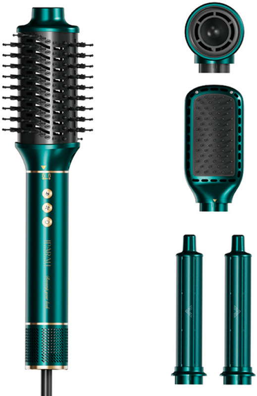 Фен-стайлер для волосся 5 в 1 (5 насадок) Green P-505G IPARAH на beauty-prof.com Фото 2 Фен-стайлер для волосся 5 в 1 (5 насадок) Green P-505G IPARAH Фото 2