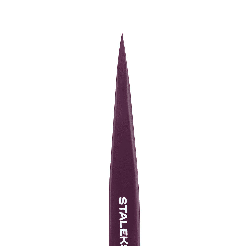 Пінцет для брів фіолетовий Expert 11 Type 5v (точковий) Staleks на beauty-prof.com Фото 3 Пінцет для брів фіолетовий Expert 11 Type 5v (точковий) Staleks Фото 3