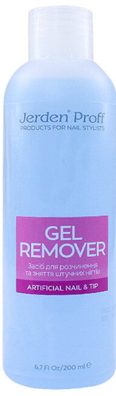Средство для растворения акрила и искусственных покрытий Artificial Nail Tip Remover Jerden Proff, 200мл на beauty-prof.com Средство для растворения акрила и искусственных покрытий Artificial Nail Tip Remover Jerden Proff, 200мл