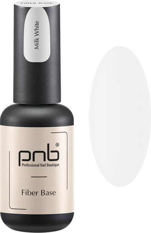 База файбер бело-молочная Fiber Base Milk White PNB, 8 мл