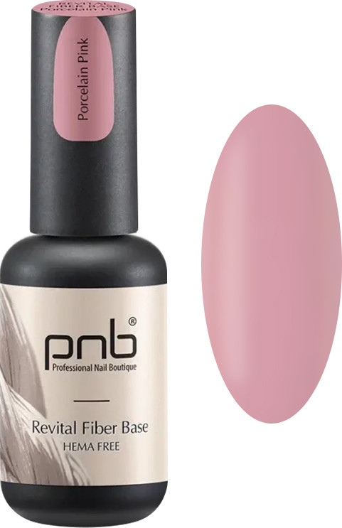 База файбер Revital фарфоровый розовый Fiber Base Porcelain Pink PNB, 8 мл