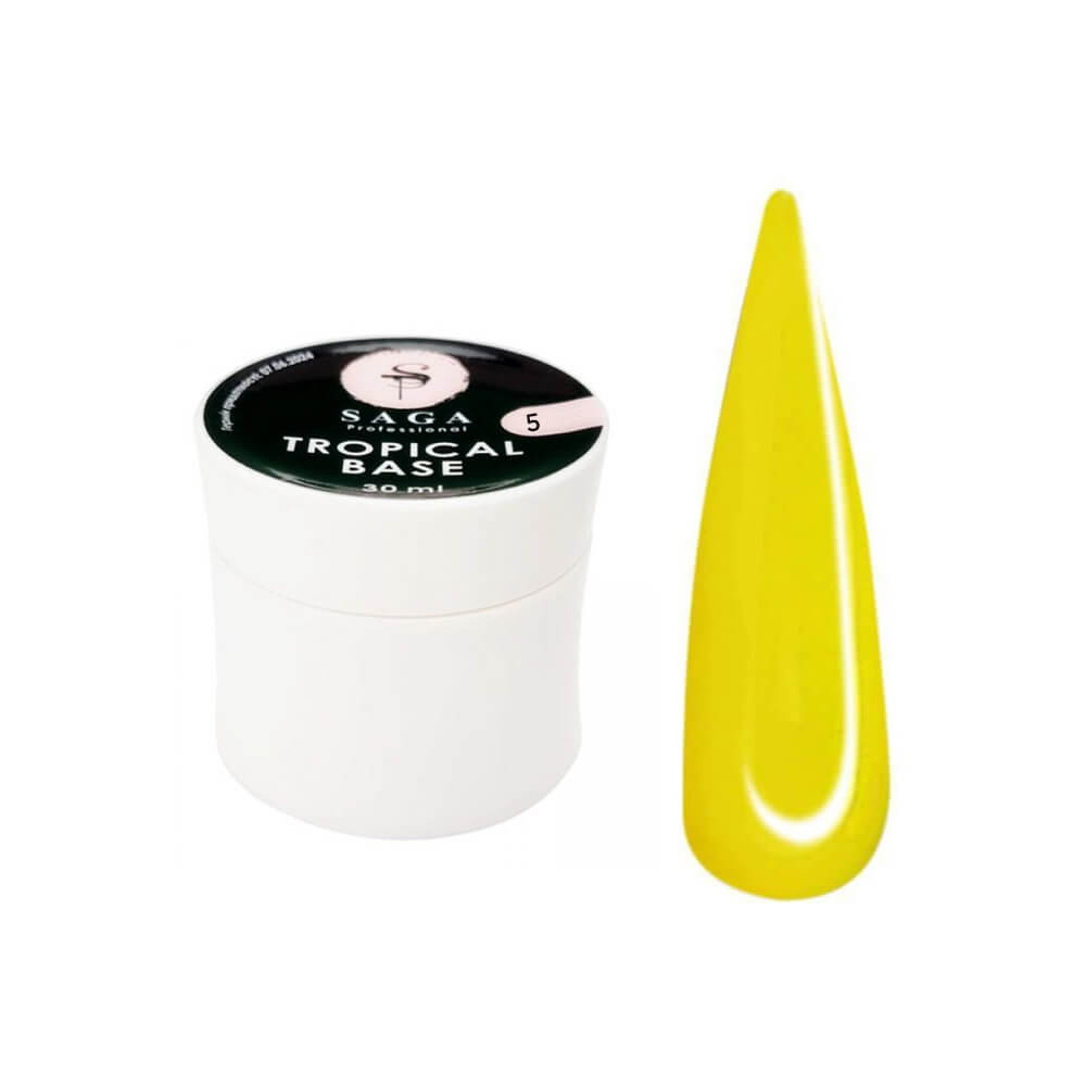База цветная Base tropical №5 Saga Professional, 30 мл