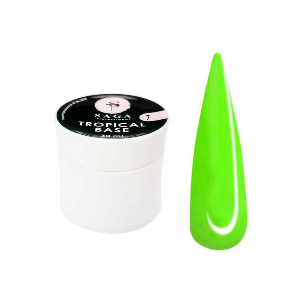 База цветная Base tropical №7 Saga Professional, 30 мл