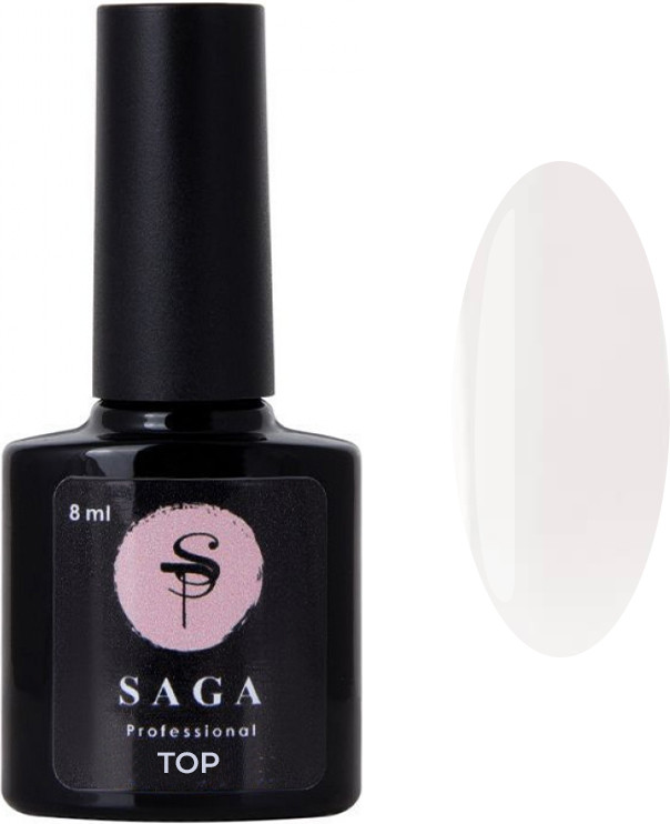 Топ для гель-лака без липкого слоя Тop Ivory Saga Professional, 8мл