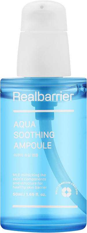 Сыворотка для лица успокаивающая Aqua Soothing Ampoule Real Barrier, 50 мл