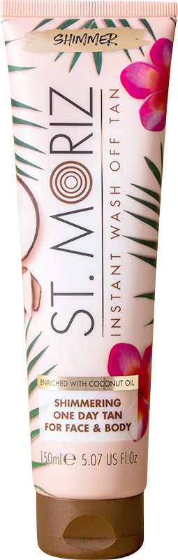 Бронзатор с лёгким эффектом загара St.Moriz Coconut Tan Instant Wash Off Tan, 150 мл