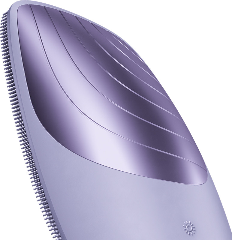 Електронна звукова термо щітка для обличчя GESKE Sonic Thermo Facial Brush 6 в 1 фіолетовий  Фото 2 