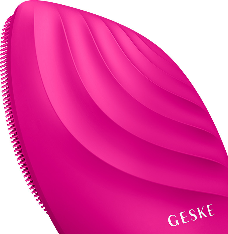 Електронна звукова щітка для обличчя GESKE Sonic Facial Brush 5 в 1 бузковий  Фото 2 