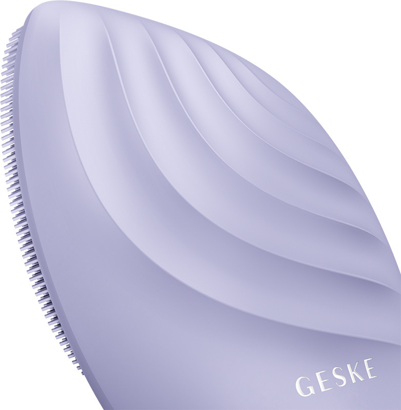Електронна звукова щітка для обличчя GESKE Sonic Facial Brush 5 в 1 фіолетовий на beauty-prof.com Фото 2 Електронна звукова щітка для обличчя GESKE Sonic Facial Brush 5 в 1 фіолетовий Фото 2